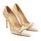 Scarpin Couro Off White Salto Alto Cecconello 2396005-2 - Marca Cecconello