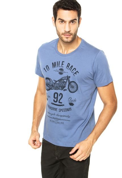 Camiseta Colcci Race Azul - Marca Colcci