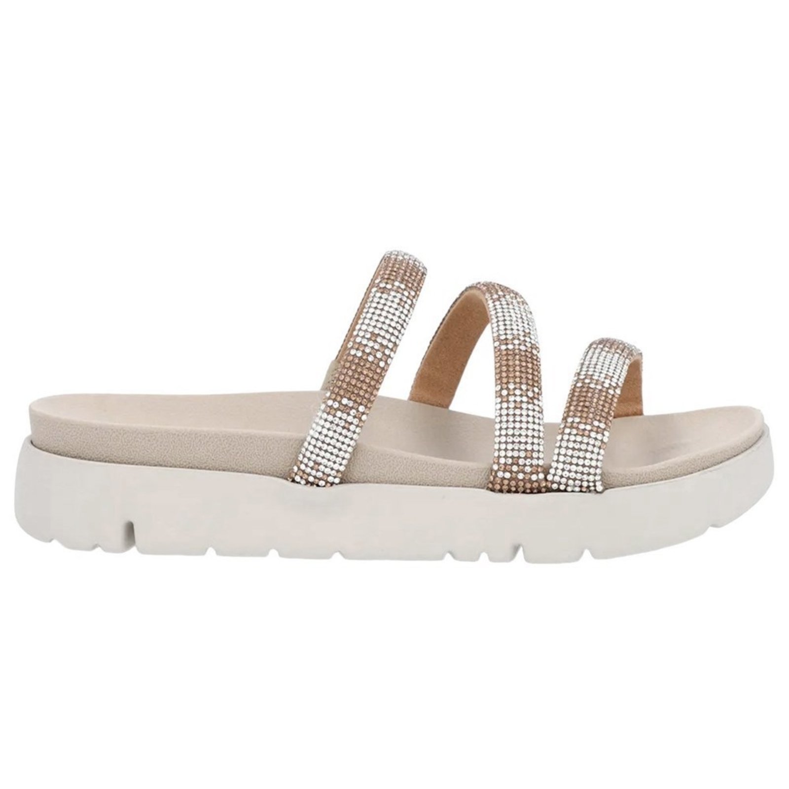 Tamanco Usaflex Strass Feminino - Marca Usaflex