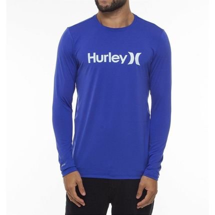 Camiseta Hurley Surf Manga Longa OneOnly WT23 Azul - Marca Hurley