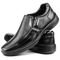 Sapato Social Masculino Calce Fácil Elástico Sintético Brilhante Ferrareto - Preto - Marca Ferrareto Calçados