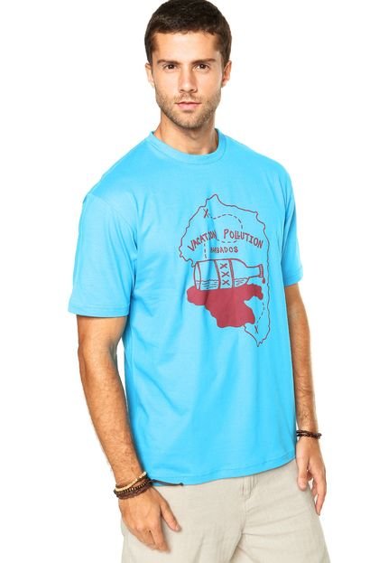 Camiseta Reef Vaca Polu Azul - Marca Reef