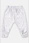 Calça para Bebê Menina em Suedine Up Baby Branco - Marca Up Baby
