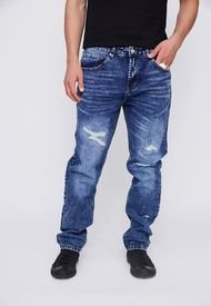 Jeans Focal Destroyed Azul Sioux