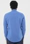 Camisa Colcci Reta Listrada Azul - Marca Colcci