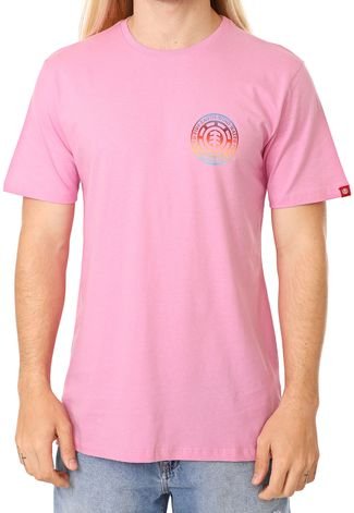 Camiseta Element Seal Gradient Rosa