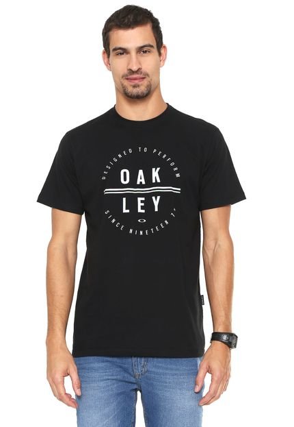 Camiseta Oakley Mod Dtp Circle Tee Preta - Marca Oakley