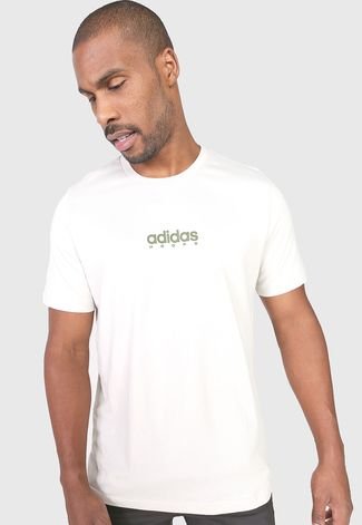 Camiseta adidas Performance Bounce Off-White