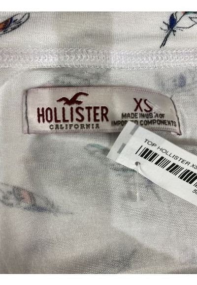 Polera Blanco Hollister Producto De Segunda Mano Compra Ahora
