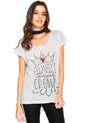 Camiseta It's & Co Crown Branca