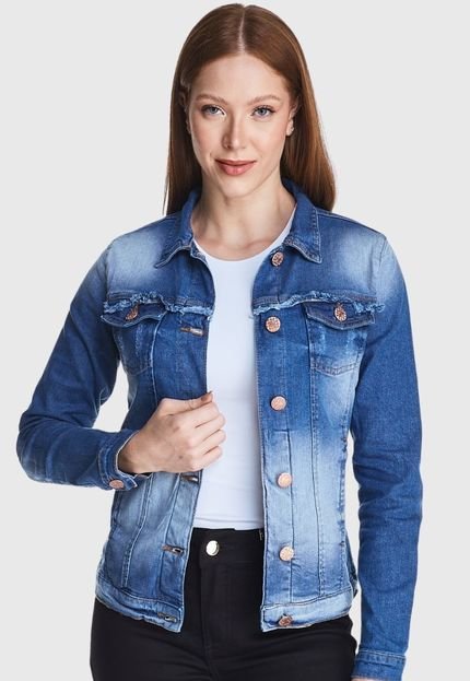 Jaqueta Feminina Zuren Special Wash Azul - Marca ZUREN