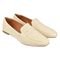 Sapato Mocassim Feminino CM Calçados Clássico Oxford Off White - Marca Monte Shoes
