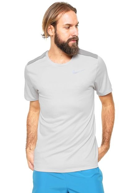 Camiseta Nike Run Top Ss Cinza - Marca Nike