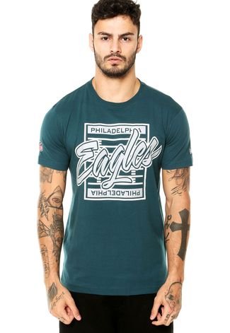 Camiseta New Era Philadelphia Eagles Verde - Compre Agora