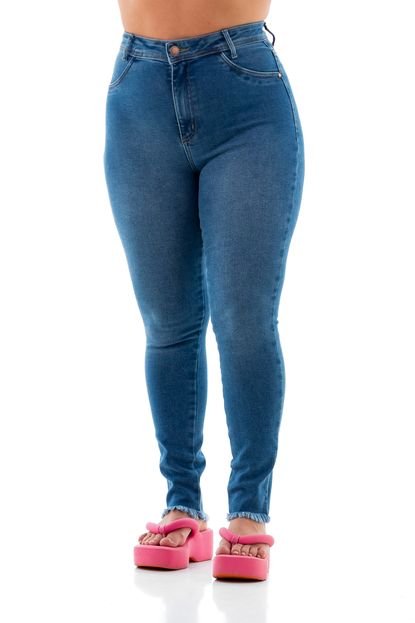 Calça Jeans Feminina Arauto Hot Cropped Meteoro  Azul Claro - Marca ARAUTO JEANS