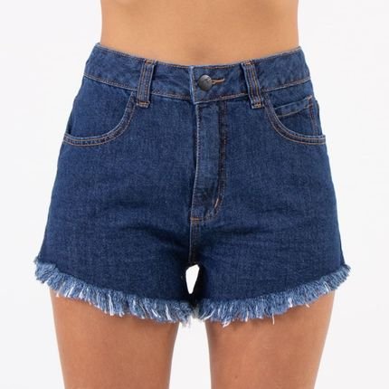 Short Hot Pant Jeans Azul Escuro Lady Rock - Marca Lady Rock