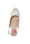 Peep Toe Pink Connection Cool Off White - Marca Pink Connection