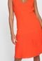 Vestido Calvin Klein Jeans Curto Plissado Laranja - Marca Calvin Klein Jeans