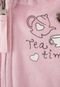 Conjunto Tip Top Comprido Capuz Tea Rosa - Marca Tip Top