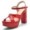 Sandália Meia Pata Sapatotop Shoes Vermelha - Marca Sapatotop Shoes