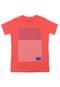 Camiseta Calvin Klein Kids Menino Estampa Frontal Vermelha - Marca Calvin Klein Kids