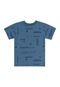 Camiseta Always Ahead Infantil para Menino Quimby Azul Marinho - Marca Quimby