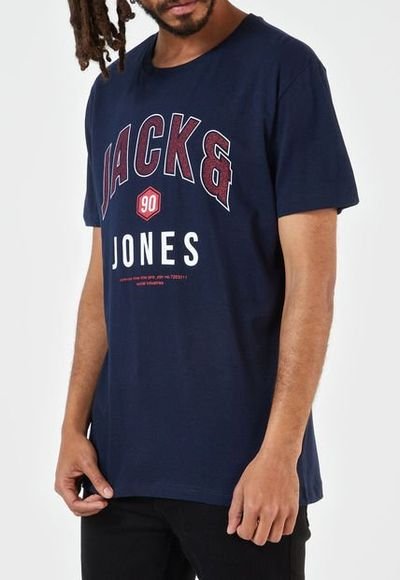 Jack&Jones Camisetas Hombre Azul manga corta - Estilo y Comodidad