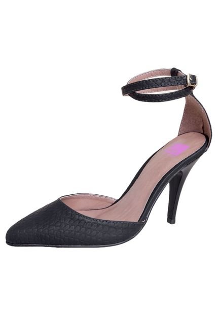 Scarpin Pink Connection Gwen Preto - Marca Pink Connection