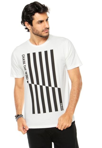 Camiseta Colcci Estampada Bege - Marca Colcci