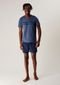 Pijama Hering Curto Com Camiseta E Bermuda Azul - Marca Hering
