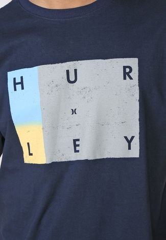 Camiseta Hurley Concrect Azul