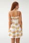 Vestido FARM Curto Flor do Campo Off-White - Marca FARM