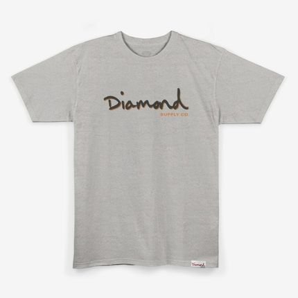Camiseta Diamond Outline Tee Cinza - Marca Diamond