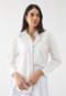 Camisa Colcci Reta Bordado Off-White - Marca Colcci