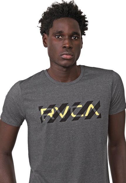 Camiseta RVCA Hazard Grafite - Marca RVCA