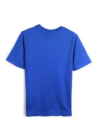 Camiseta adidas Performance Menino Logo Azul