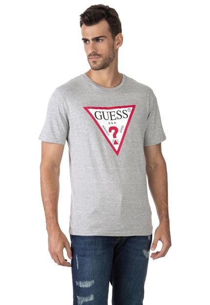 T-shirt Logo Frontal Guess - Marca Guess