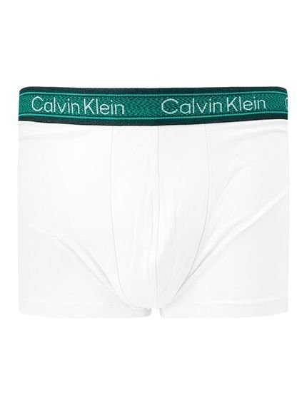 Cueca Calvin Klein Trunk Modal Green Stripe Branca C10.12 BR00 1UN - Marca Calvin Klein