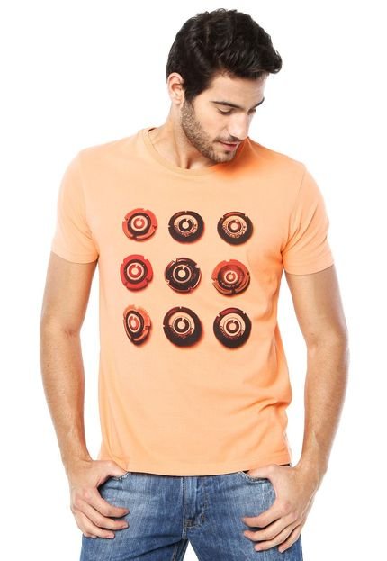 Camiseta Iódice Denim Estampada Laranja - Marca Iódice Denim