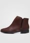 Bota Chelsea Moleca Lisa Marrom - Marca Moleca