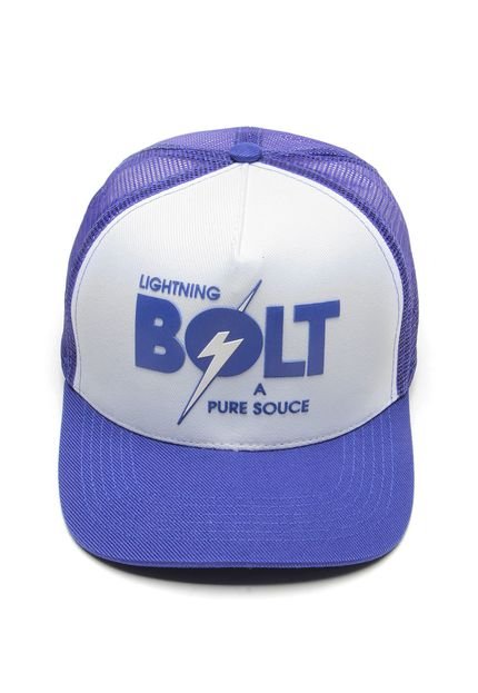 Boné Lightning Bolt Trucker A Pure Source Azul/Branco - Marca Lightning Bolt