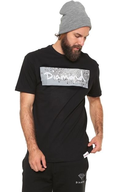 Camiseta Diamond Supply Co Scatter Box Preta - Marca Diamond Supply Co