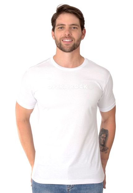 Camiseta Masculina Operarock Branco - Marca Opera Rock