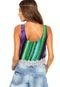 Regata Areia e Mel Cropped Renda Multicolorida - Marca Areia e Mel