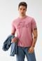 Camiseta Ellus Reta Rosa - Marca Ellus