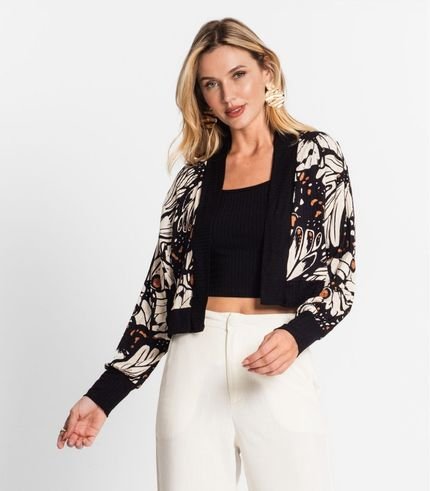 Conjunto Feminino Blusa Com Cardigan Endless Bege - Marca Endless