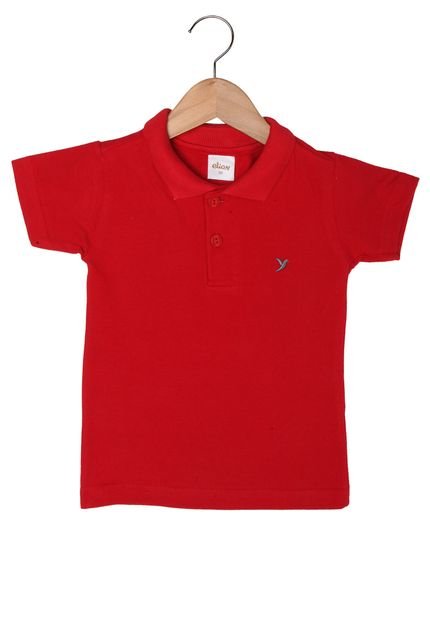 Camisa Polo Elian Menino Vermelho - Marca Elian