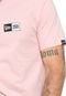 Camiseta New Era Mini Logo Rosa - Marca New Era