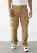 Calça Sarja GAP Cargo Lisa Bege - Marca GAP