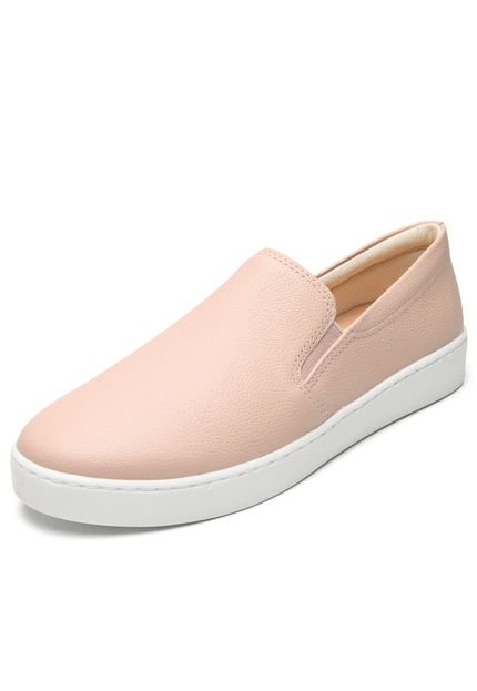 Slip On Couro Bottero Liso Rosa - Marca Bottero